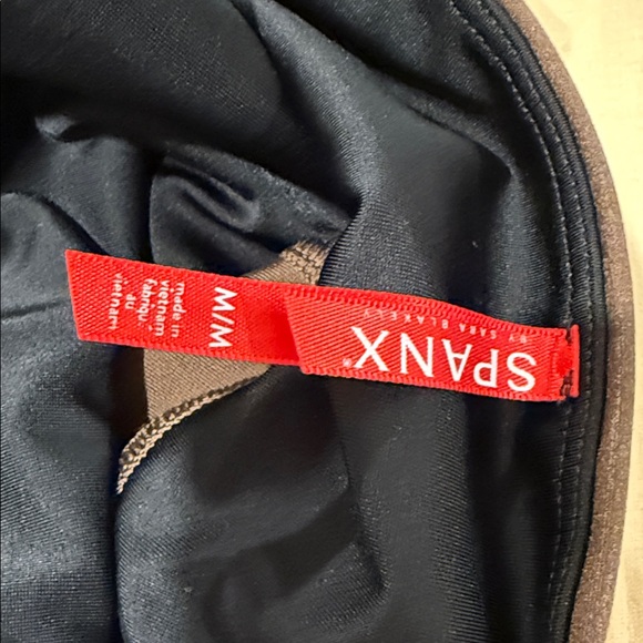 TWO pairs of SPANX Shiny (Brown and Black ) Leggings - Picture 6 of 6